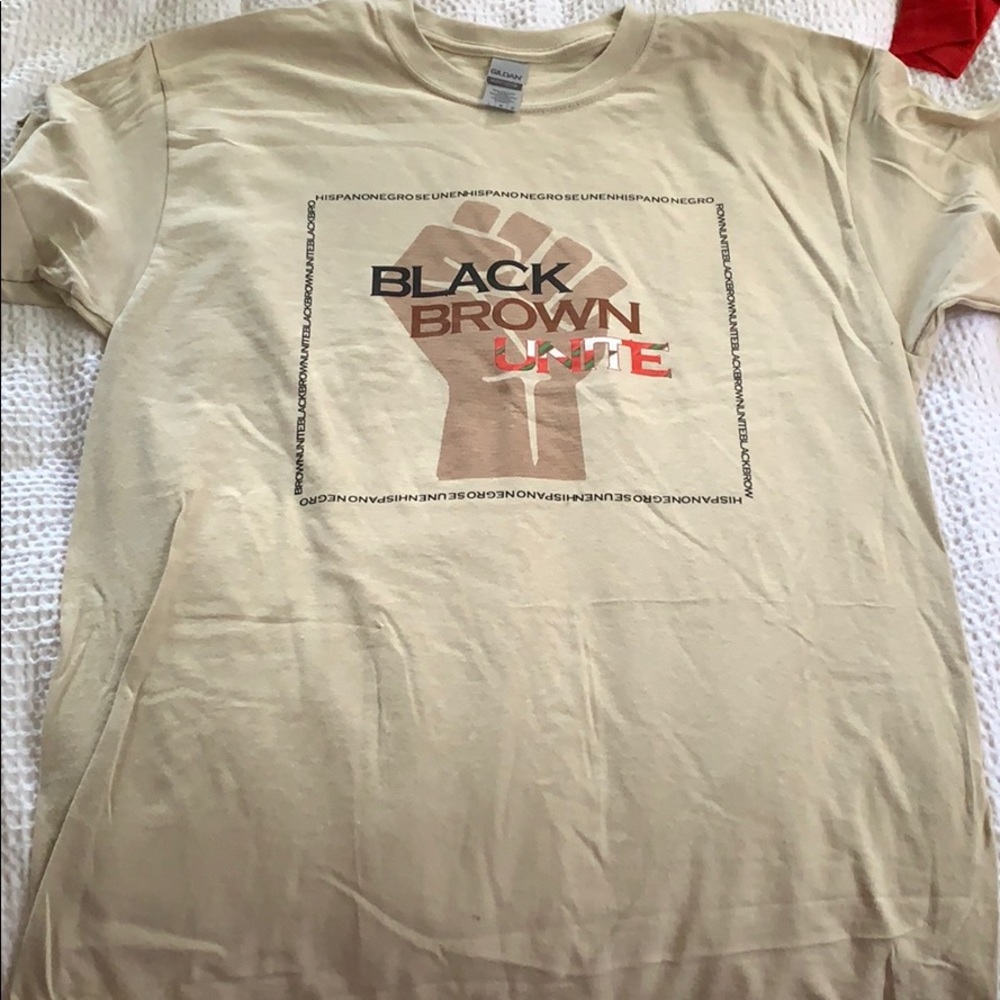 Custom Made Black Brown Unite Shirt